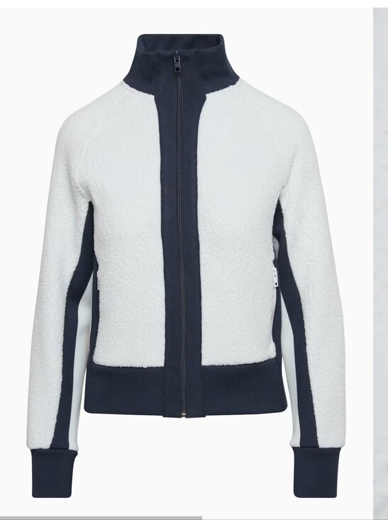 Aritzia Jackets & Blazers - WILFRED FREE ARITZIA Coyote Fleece Mock Neck Zip-Up Jacket